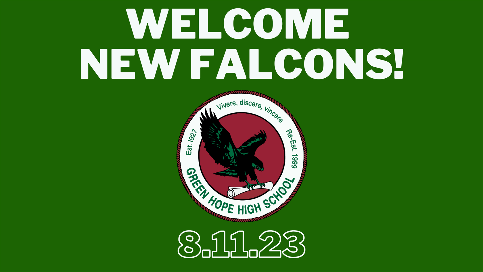  New Falcon Orientation